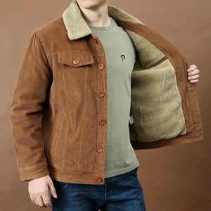 Herren-Daunenparkas, Cord-Wintermantel, Herren-Pufferjacke, Herbst und Winter, koreanischer Stil, lang, über dem Knie, Baumwolle, gepolstert, warm halten 231026