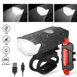 Feux de vélo Feux de vélo Kit de chargement USB LED Phares de vélo de montagne Phares 231027