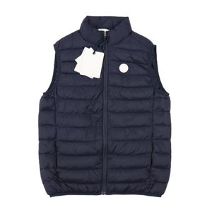 2023 Winter Mens Vests 외부웨어 가벼운 수컷 코트 따뜻한 민소매 조끼 조끼 풍력 오버 코트 야외 클래식 따뜻함 겨울 코트 남자 의류