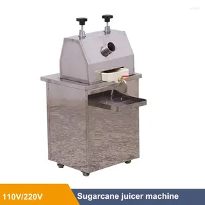 Espremedores 110V/220V 280kg/h Uso comercial Máquina de espremedor de cana-de-açúcar Material de aço inoxidável