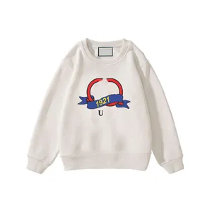 New Kid Pure Cotton Sweatshirt 클래식 귀여운 인쇄 후 까마귀 가을 어린이 라운드 넥 스웨트 셔츠 디자이너 소년 소녀 후드 5 색 CSD2310277