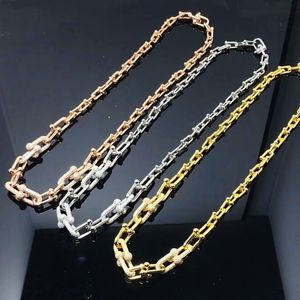 Fashion Designer U-chain Necklace Bracelet Earrings Famous Brand Women's Diamond Pendant Set Girls' Holiday Jewelry