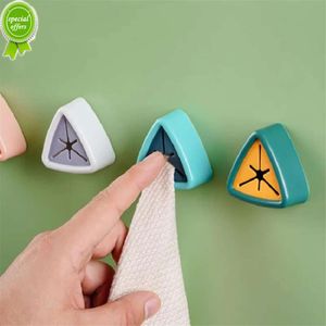 Towel Storage Holder Rack Wall Mounted Washing Cloth Rag Hanger Sucker Free Punch Bathroom Kitchen Towel Plug Clip Adhesive Hook