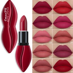 Rossetto 10 colori impermeabili bocca grande rossetti opachi nudi stick labbra a lunga durata non sbiadiscono sexy trucco in velluto rosso cosmetico 231027