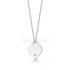 Collana di lusso ciondolo collana di design gioielli di moda uomo personalizzato placcato oro rosa catena d'argento per uomo donna trendy tiktok collane popolari gioielli