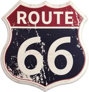 Juldekorationer väg 66 skyltar Vintage Road Room Decor High Way Metal Tin Sign For Home Garage Wall 231027