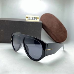 Designer Tom Occhiali da sole Maschera d'onda Occhiali da sole Montatura grande Donna Uomo Occhiali polarizzati Fibra di acetato Hip Hop Occhiali da sole classici di lusso Occhiali protettivi UV400