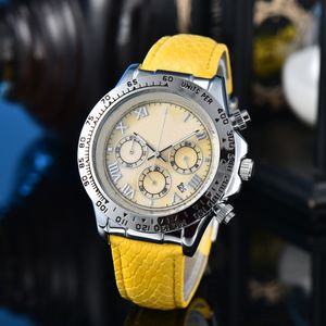Запястья часы для мужчин 2024 Новые мужские часы всех циферблат Quartz Watch High Caffence Top Luxury Brand Clock Men Fashion R0100113