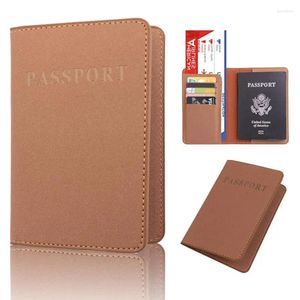 Storage Bags 1 PC High Quality Unisex Women Men Dedicated Travel Passport Holder PU Leather Purse Cover ID Wallet Bag