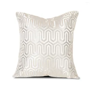 Kudde Luxury Jacquard Gold Cover 30x50 45x45 50x50 60x60 cm Geometric Decorative Soffa Living Room Decor Pillow Case