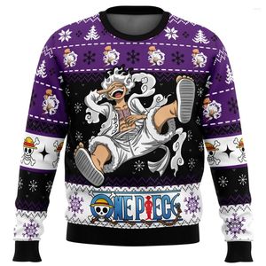 Bluzy męskie 5 słońce bóg brzydki świąteczny sweter prezent Snowman Renifer Santa Claus Pullover Men T-shirt 3d i najlepsze jesień zimowe ubrania