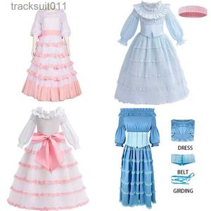 Anime Costumes Princess The Little Beauty Fish Cosplay Kids Dress Come Movie Princess Rollplay Women outfit Halloween Party Carnival Suit L231027