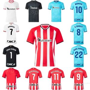 23-24 Drużyna klubowa 4 Paredes Soccer Jerseys 7 Berenguer 10 Muniain 18 de Marcos 9 Williams 12 Guruzeta 6 Vesga 8 Sancet 17 Berchiche 3 Zestawy koszulki piłkarskiej Vivian Bierbae