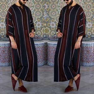 Этническая одежда, исламская одежда, подарки для мужчин, модные мусульманские платья с длинными рукавами, мягкий халат Абая, арабский Homme Musulman Saudi