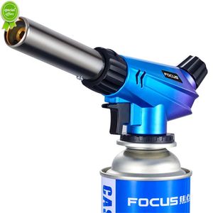 1800 Flame Gun Head Inverted Cooking Baking Gas Stove Igniter Welding Gas Torch Butane AutoIgnition Heating BBQ Kitchen Tool