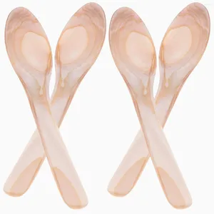 Spoons Measuring Scoop Mother-of-pearl Spoon Plastic Canisters Lids Stirring Coffee Tableware