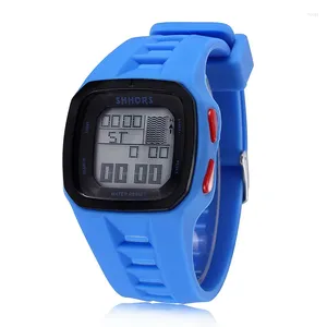 Wristwatches Shhors Watches Men Led Digital Electronic Sports Waterproof Rubber Reloj Hombre Montre Homme Relogio