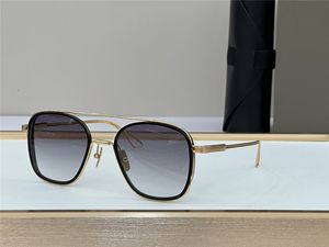 Neues modisches Design, quadratische Sonnenbrille SYSTEM ONE, Metallrahmen, vielseitige Form, einfacher und beliebter Stil, vielseitige UV400-Schutzbrille für den Außenbereich, Top-Qualität