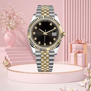 Lüks Tasarımcı Watch Mens Watch 8215 Hareket 36 41mm Tam Paslanmaz Çelik Su Geçirmez Pembe Datejust Tatil Hediyesi Kadın Saatler Klasik Bilek Swatches Luxe Dhgate