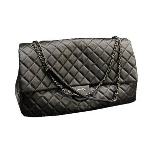 45cm Women Large Capacity Classic Flap Tote Bag Leather Quilted Diamond Lattice Quilted Shoulder Bag Trend Designer Wallet Shopping Trip Cross Body Key Pouch