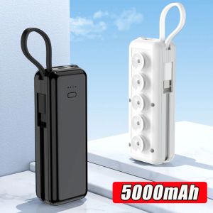 5000mah Mini Power Bank Hızlı Şarj Taşınabilir Mini Powerbank İPHABLE İPROLU İPHAYI İÇİN EXTERAL AKU PAKETİ