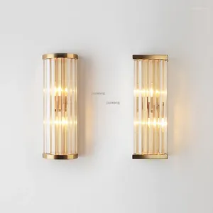 Wall Lamp Modern LED Bedroom Indoor Decoration Crystal Light Restaurant Clothing Shop Sconces Fixtures Lighting