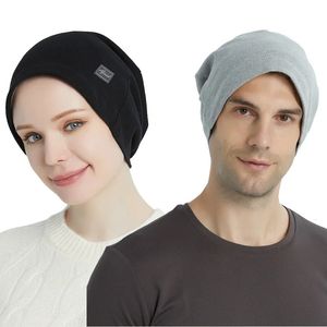 Beanieskull Caps Unisex Electromagnetic Strålning Skyddande Sleep Cap Mobiltelefon Computer TV EMF SHIELDING ANTI RADIATION Silver Fiber Cap 231026