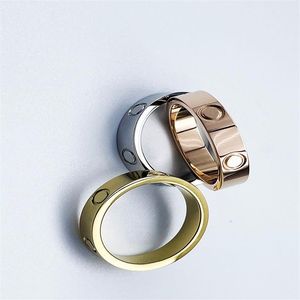 High quality 4MM 5MM titanium steel ring ladies and men couples Anniversary wedding gift2106