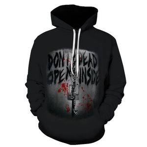 Customized Hoodies & Sweatshirts Horror and Horror Print Mens hooded sweater Fashion Casual