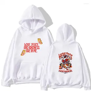 Herren Hoodies Kult des Lamm Cartoon Spiel Print Streetwear Männer Frauen Casual Mode Übergroßen Winter Warme Lange Slevee Sweatshirts