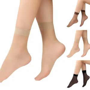 Women Socks 10Pairs Sheer Ankle Sock Lady Nylon For High Stocking Soft Womens