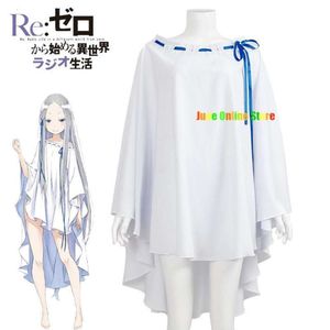 Anime Re:vida em um mundo diferente da bruxa fantasia de Halloween feminina Re Zero Cosplay