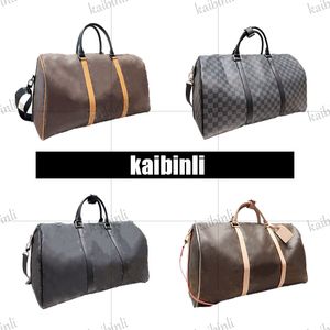 Duffel Tasarımcılar Çanta Deri/Tuval Baskı Lüks Erkek Kadın Seyahat Çantaları Çanta Büyük Kapasite Bagaj Taşınıyor Gecede Haftalık Moda Çantası Sportif Çanta Çanta