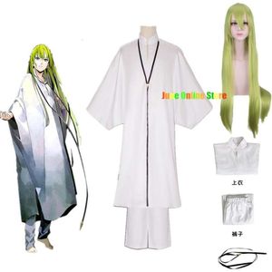 Anime kaderi büyük sipariş enkidu cosplay kostümü kimono üst pantolonlar fantezi kıyafet erkekler yetişkin cadılar bayramı karnaval kılık