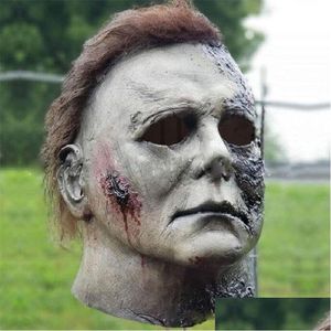 Maschere per feste Maschere per feste Halloween Michael Myers Film cosplay Meyer Horror Latex Dressing Props 221007 Drop Delivery Home Garden Festi Dhxhe