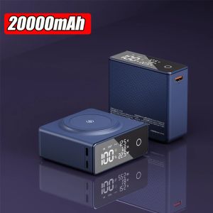 Portable Power Bank 20000mah 22,5W PD20W быстро зарядка магнитное беспроводное зарядное устройство PowerBank для iPhone 12 13 14 Pro Max PowerBank