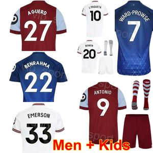 28 SOUCEK Voetbalshirt 2023 24 Club 33 EMERSON 23 AREOLA 5 COUFAL 20 BOWEN 9 ANTONIO 7 WARD-PROWSE 4 ZOUMA 10 PAQUETA AGUERD Voetbalshirttenues Heren Jeugd XiHanMuLian