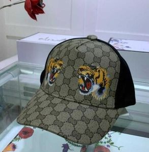 Luxury Designer Tiger Animal Hat Hafted Snake Men's Man's Men's Men's and Women's Baseball Cap 2023 A4