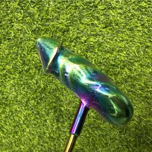 BIG DICK Putter BIG DICK Golf Putter Rainbow Golf Clubs Length 33/34/35 Inch Steel Shaft With Head Cover