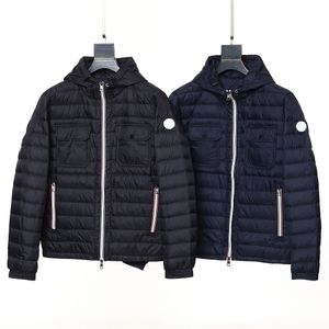 Piumino da uomo Piumino classico da uomo Giacca invernale in piuma calda da esterno Cappotto unisex Capispalla Abbigliamento per coppie Taglia 1-5