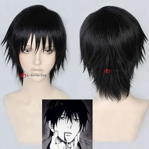 Catsuit Costumes Fushiguro Cosplay Black Toji Zenin Short Heat Resistant Synthetic Hair Cap Anime Jujutsu Kaisen Men Women Party Wig