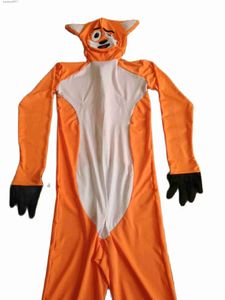 Anime Costumes Custom Made Fox Cartoon Anime Spandex Zentai Adult Kids Halloween Animal Cosplay Come L231027