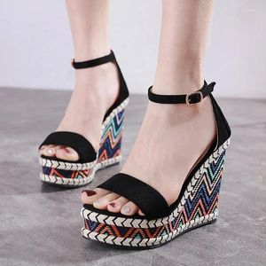 Sandals 2023 Sexy Girls Summer Design Party Women Shoes High Heels Buckle Ankle Strap Flowers Open Toe