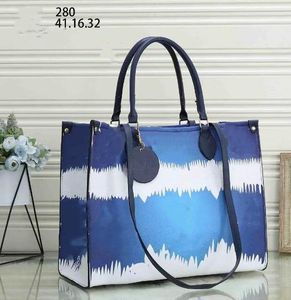 Tasarımcı çok renkli yeni moda tasarımcı çanta omuz çantası klasik grafiti tasarım yüksek kaliteli kadınlar çanta büyük kapasite