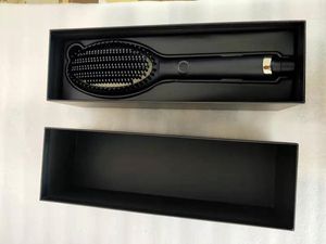 Glide Hot Brush One Steps hårtork Styler Volumizer Multifunktionell rätning Curly Hair Brush med negativa joner