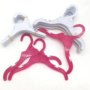 Dog Apparel Pet Clothes Plastic Tough Hanger Solid Non-slip Puppy And Cat Coat Hangers Hook Save-space Wordrobe Storage Rack