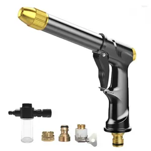 Equipamentos de rega portátil pistola de água de alta pressão para limpeza máquina de lavagem de carro jardim mangueira bocal sprinkler gota de espuma