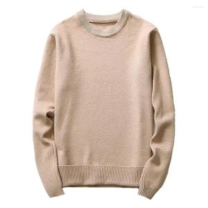 Men's Sweaters Cashmere Sweater O-neck Pullovers Loose Oversized M-3XL Knitted Bottom Shirt Autumn Winter Korean Casual Top