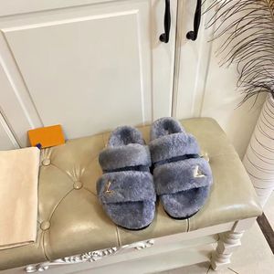 2023 Anti slip thick fur slippers, single toe bright color, slimming anti slip flat shoes, soft packaging, sizes 35-42