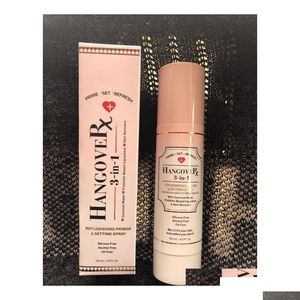 Foundation Primer Foundation Astar Damla Makyaj Yüzlü Hangover RX 3in1 Yenileme Ayarı Sprey 4oz Hindistan Cevizi 120ml Teslimat Sağlık Dhuxz